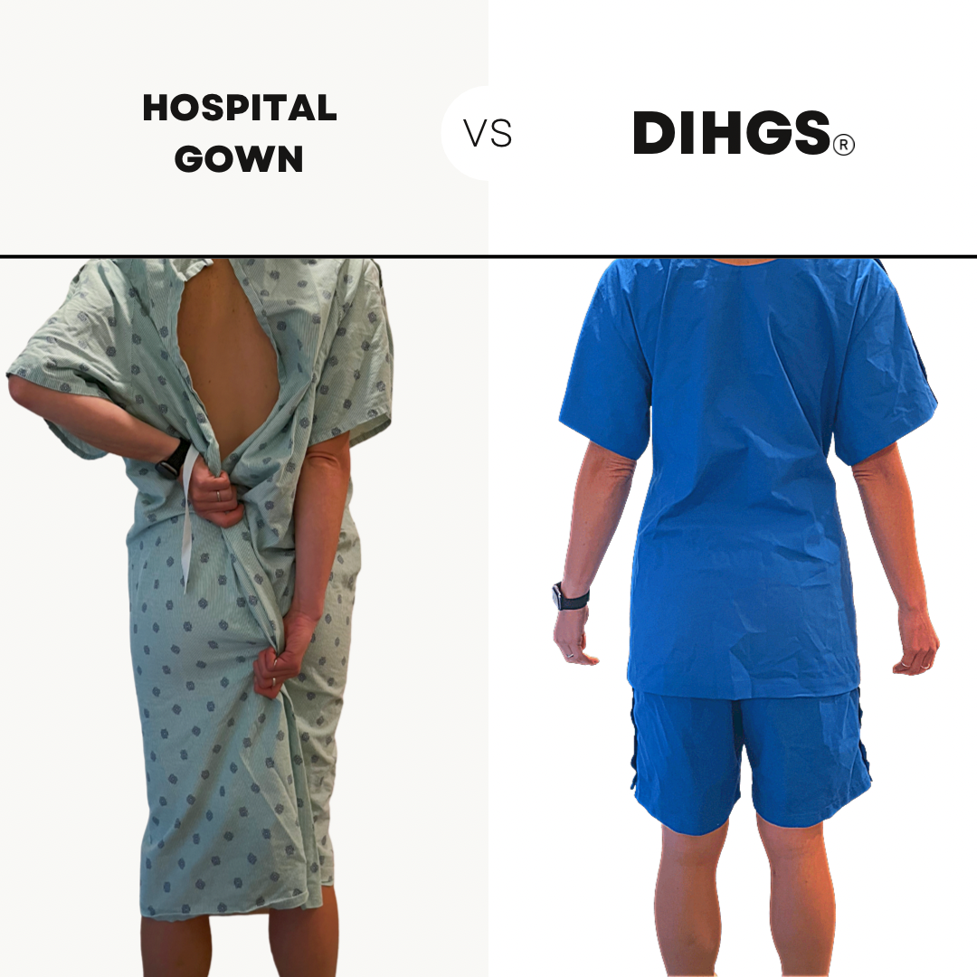 Unisex Hospital Gowns-Blue Splendor Print – Nobles Health Care Products  Solutions